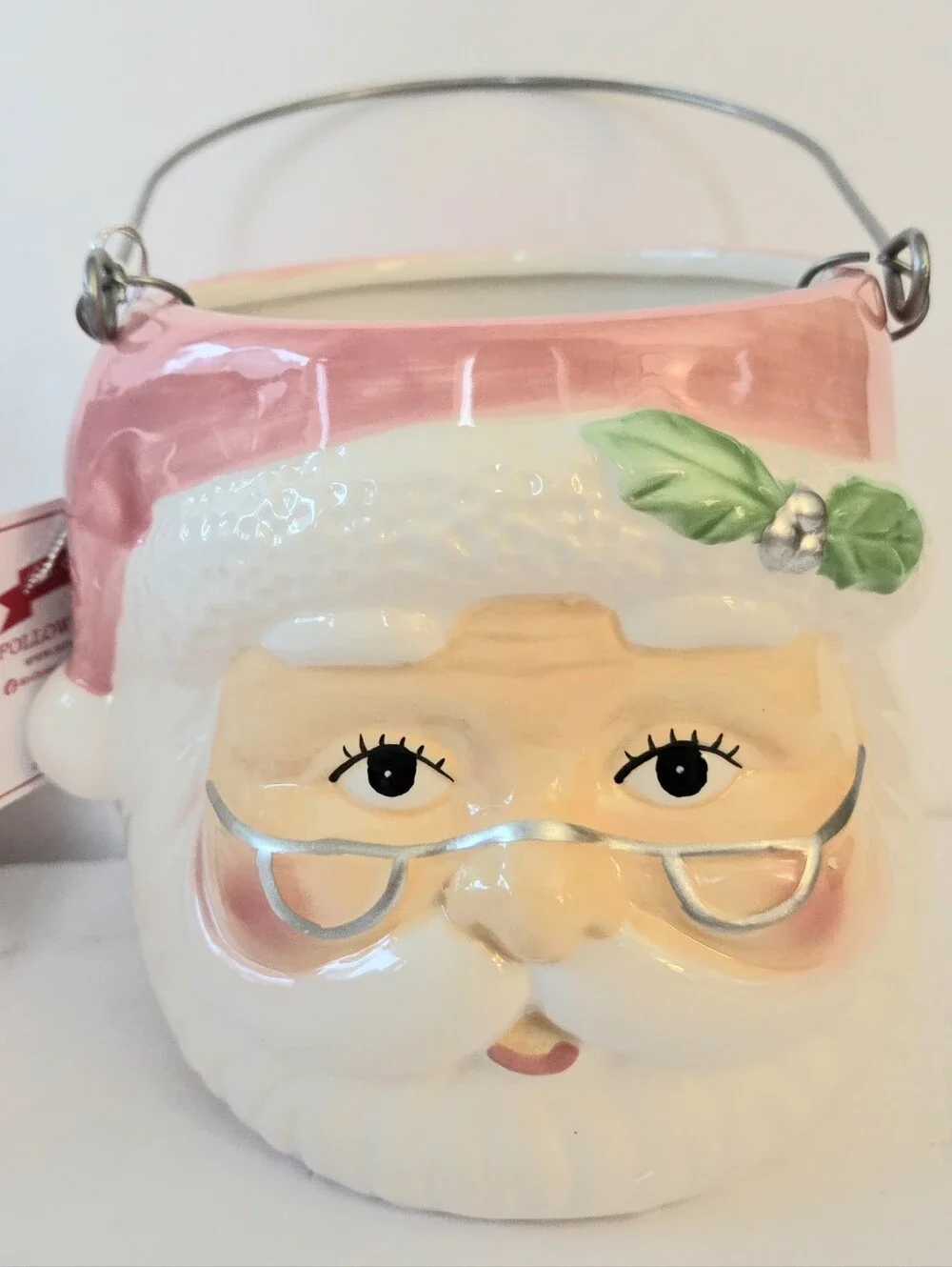 MR CHRISTMAS CERAMIC MINI HOLIDAY LANTERNS, SANTA, SNOWMAN, NUTCRACKER SET  NIB